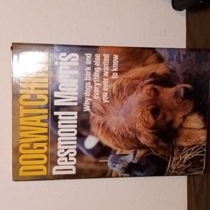 Dog watching book